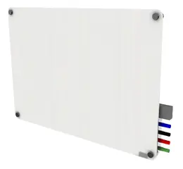 Magnetic Glass Dry Erase Whiteboard - 36" x 24" - Harmony