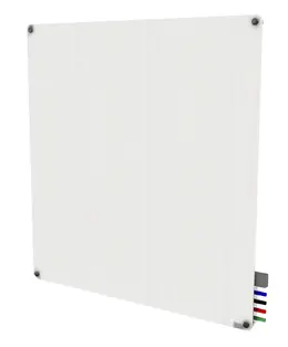 Magnetic Glass Dry Erase Whiteboard - 48" x 48" - Harmony