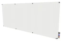 Magnetic Glass Dry Erase Whiteboard - 120" x 48" - Harmony