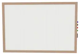 Magnetic Whiteboard with Wood Frame - Impression