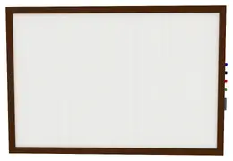 Magnetic Whiteboard with Wood Frame - Impression