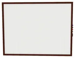 Magnetic Whiteboard with Wood Frame - Impression