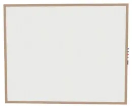 Magnetic Whiteboard with Wood Frame - Impression