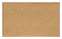 Cork Bulletin Board with Wood Frame - 48" x 36" - WK