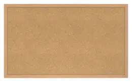 Cork Bulletin Board with Wood Frame - 60" x 36" - WK