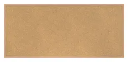 Cork Bulletin Board with Wood Frame - 120" x 48" - WK