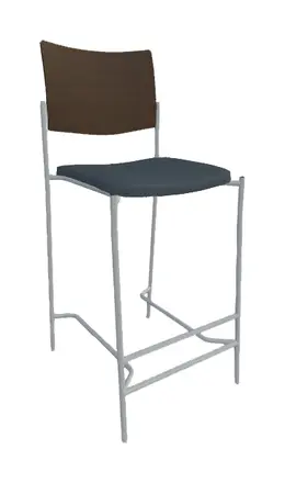 Bar Stool with Back - Evolve