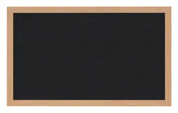 Rubber Bulletin Board with Wood Frame - 36" x 24 - WTR