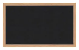 Rubber Bulletin Board with Wood Frame - 48" x 36" - WTR