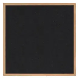 Rubber Bulletin Board with Wood Frame - 48" x 48" - WTR