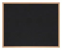 Rubber Bulletin Board with Wood Frame - 72" x 48" - WTR