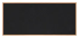 Rubber Bulletin Board with Wood Frame - 120" x 48" - WTR