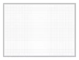 Grid Whiteboard - 1" x 1" - GRPM