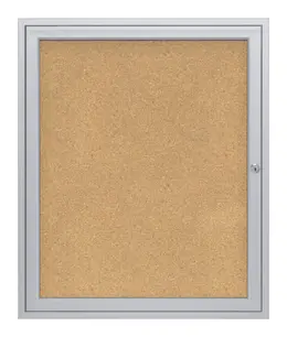 Enclosed Bulletin Board - 18" x 24" - PA1