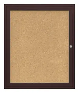 Enclosed Bulletin Board - 18" x 24" - PB1