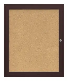 Enclosed Bulletin Board - 24" x 36" - PB1