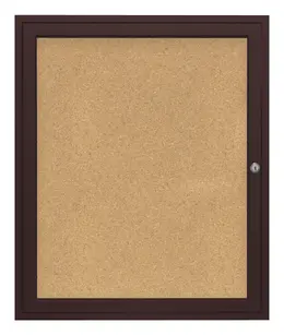 Enclosed Bulletin Board - 36" x 36" - PB1