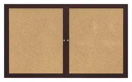 Enclosed Bulletin Board - 60" x 36" - PB2