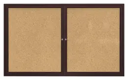 Enclosed Bulletin Board - 60" x 48" - PB2