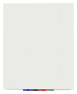 Magnetic Glass Dry Erase Whiteboard - 48" x 60" - Aria