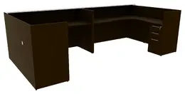 2 Person Reception Desk - Potenza