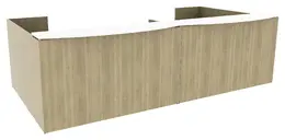 2 Person Reception Desk - Potenza