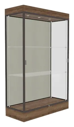 Trophy Display Case with LED Lighting - 48" x 76" - Edge