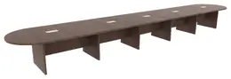 Large Racetrack Conference Table - PL Laminate