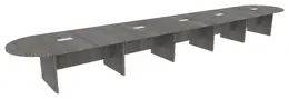 Large Racetrack Conference Table - PL Laminate