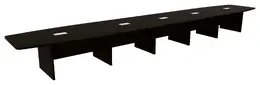 Large Boat Shaped Conference Table - PL Laminate