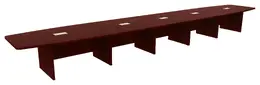 Large Boat Shaped Conference Table - PL Laminate