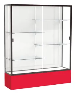 Tall Glass Display Case - 60" x 72" - Spirit