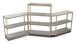 Open Back Shelving Unit - 160" x 72" - Control