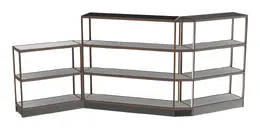 Open Back Shelving System -  194" x 72" - Control