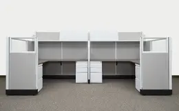 U Shaped Cubicle for Two - Systems