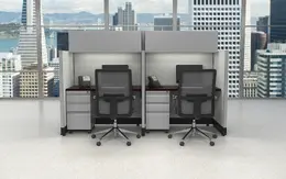 Call Center Cubicle for Two - Systems