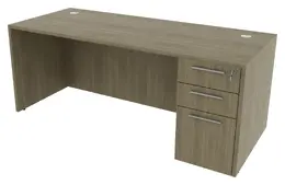 Rectangular Desk with Drawers - Potenza