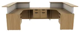 Reception Desk with Counter - PL Laminate