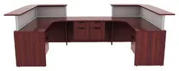 Reception Desk with Counter - PL Laminate