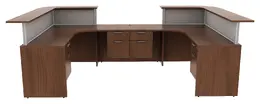 Reception Desk with Counter - PL Laminate