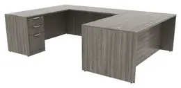 U Shaped Desk - Commerce Laminate