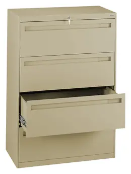 4 Drawer Lateral File Cabinet - 36" Wide - Standard