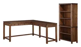 Home Office Desk with Bookcase - Baton Rouge