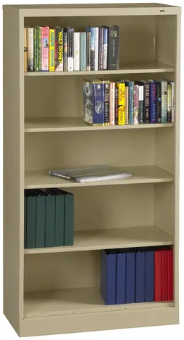 5 Shelf Bookcase - 18" Deep - Standard