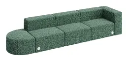 Modern Sectional Sofa with Power Outlets - Conversa