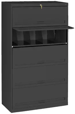 Lateral File Cabinet with Shelves - Standard