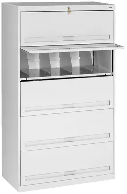 Lateral File Cabinet with Shelves - Standard