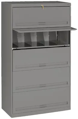 Lateral File Cabinet with Shelves - Standard