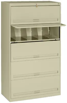 Lateral File Cabinet with Shelves - Standard