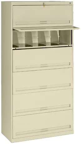 Lateral File Cabinet with Shelves - Standard